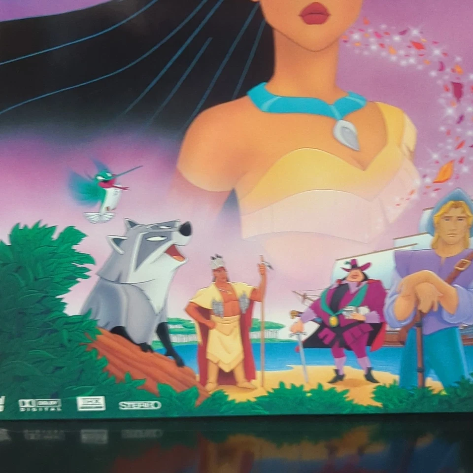 Pocahontas (1996, Laserdisc, 5741 AS) Letterbox Animated Disney  THX Stereo - Image 4 of 4