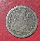 1841 US Seated LIBERTY SILVER Dime! "Philadelphia" Mint! Very Good! Old US Coin!