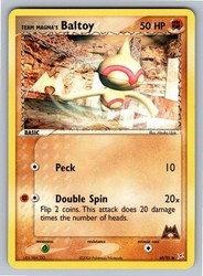 Team Magma's Baltoy 60/95 EX Team Magma vs Team Aqua Common