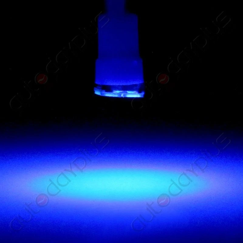20X Blue T5 Wedge 2-2835SMD Instrument Cluster Panel Gauge Dash LED Bulb Light Foto 4 de 4