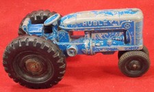 Vintage 1950 Hubley Jr. Blue Diecast Toy Farm...