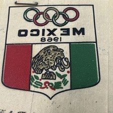 Vintage Mexico 1968 Olympic Games Postal Card #1