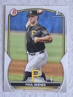 New Listing2023 Bowman Baseball Paul Skenes 1st Bowman Rookie Card Paper Pittsburgh Pirates