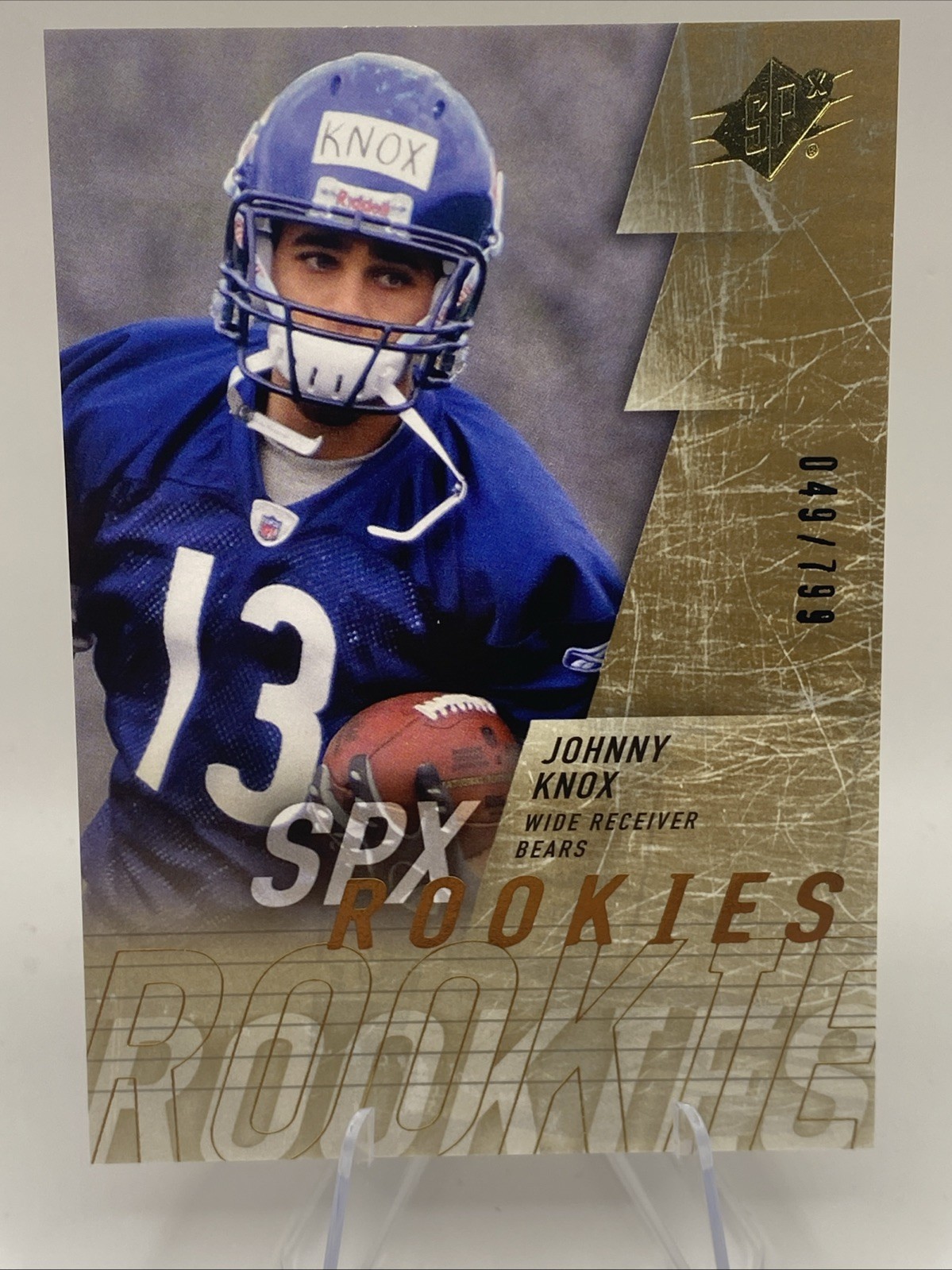 Johnny Knox Spx #178 Base