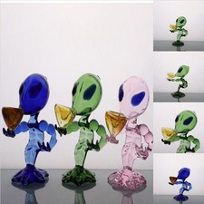 Pipa de agua para tabaco bong de vidrio de 6 pulgadas Shisha Alien Hookah pipas para fumar
