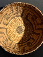 PIMA BASKET - 4 ROLLING LOG DESIGNS CREATING 1 ROLLING LOG PATTERN,EXCELLENT,NR!