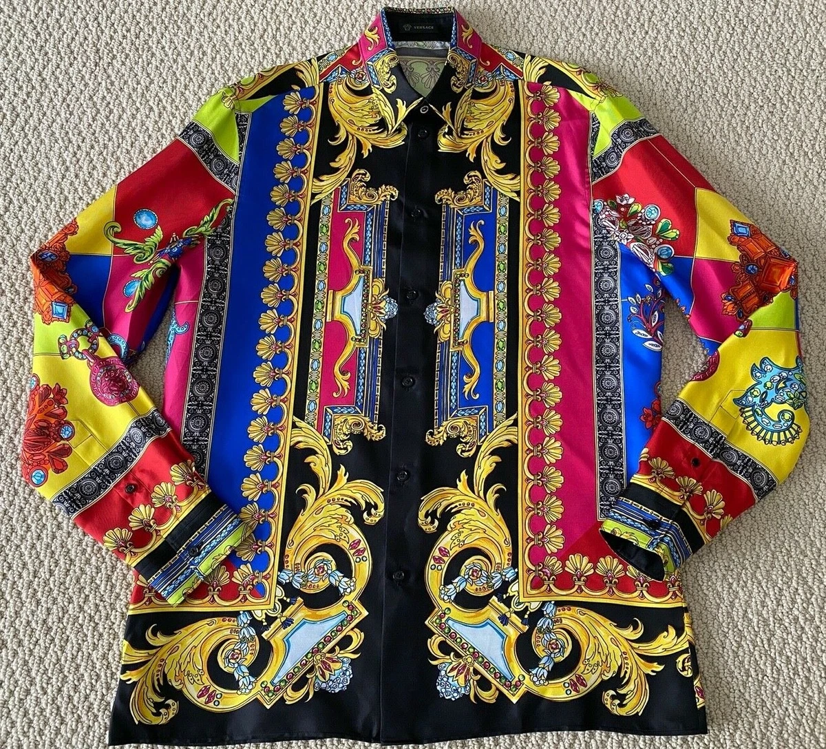 Versace top barocco uomo