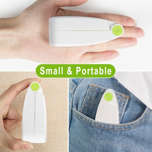 Portable Travel Folded Fan USB Rechargeable Mini Desk Fan Cooler Handheld Quiet - Picture 9 of 12