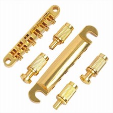 For Epiphone LP Gibson SG Guitar GOLD SET Tune-O-Matic Bridge Tailpiece Stop Bar