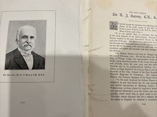 NORFOLK Notables c1893 General Sir Robert John HARVEY - Thorpe Norwich
