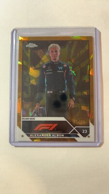 2023 Topps Chrome Sapphire F1 Alexander Albon Variation IV SP Gold 41/50 #61