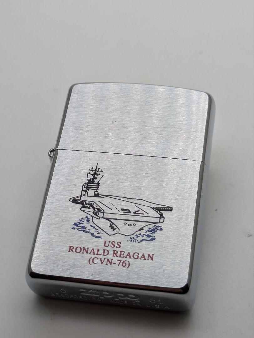Zippoライター レイガン CVN 76 Zippo Lighter US Navy Aircraft Carrier Ronald Reagan CVN-76