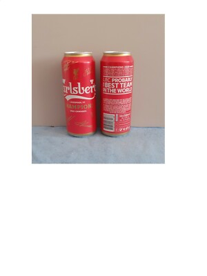 Liverpool Premier League Carlsberg Beer Cans set of limited