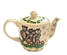 Boyds Bears Teapot 25th Anniversary Paul Cardew Design Animals 2004 Vtg signed
