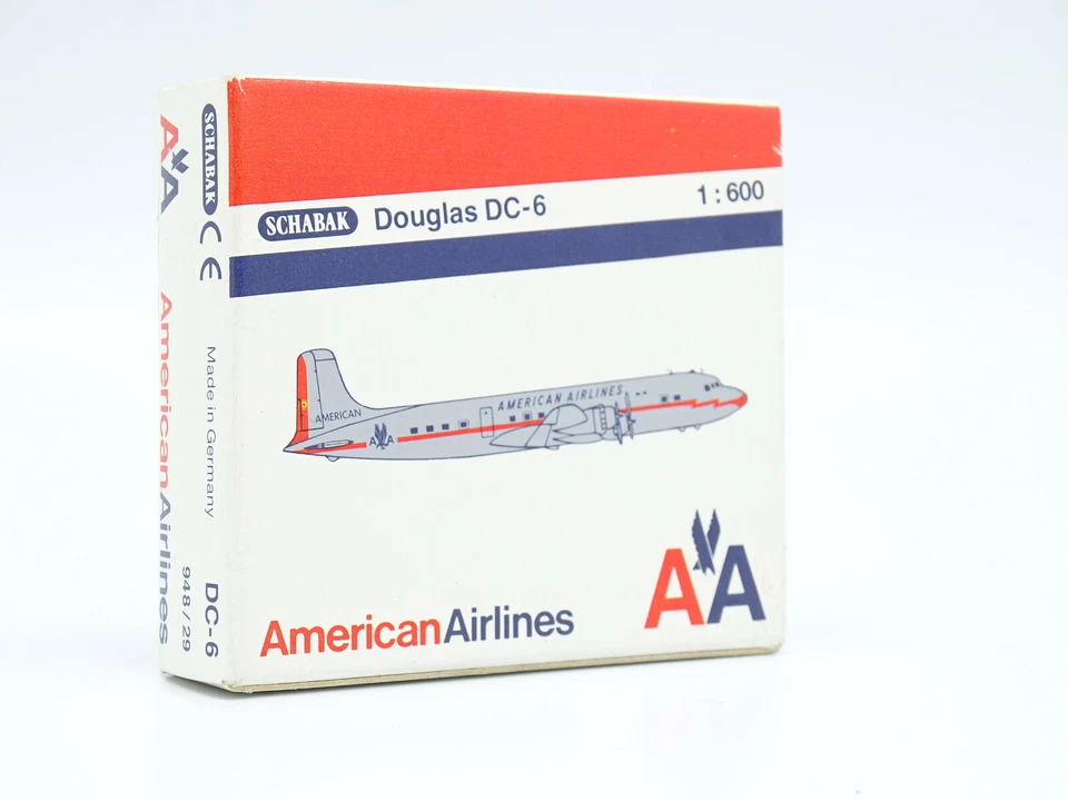 Schabak Avion Airlines 1/600 - McDonnell Douglas DC-6 AA American Airlines - Photo 1/1