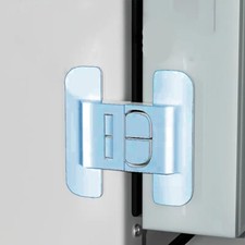 Child Kid Safety Lock, Fridge, Drawer, Cabinet Catch Baby Safety Lock , Sky Blue