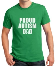 Proud Autism Dad Shirt Autism Awareness Support Tee Puzzle Piece Father Gift