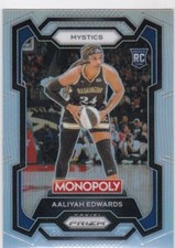 2024 Panini Prizm Monopoly WNBA - Aaliyah Edwards #13 Silver Prizm (RC)