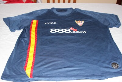 Maillot Vintage Officiel Sevilla FC – Joma – Taille L – N°16 – Très Bon état