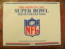 Super Bowl Patch Collection title sheet W W Willabee Ward SB S.B.