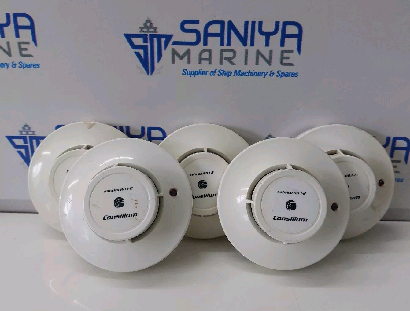 Lot of 5 Salwico CS3000 Ionization Smoke Detectors RDJ-2
