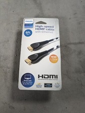 Philips 6ft High Speed HDMI Cable With Ethernet EZGrip Connector