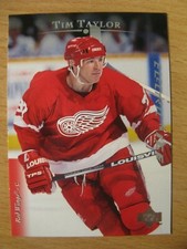 1994-95 Upper Deck ELECTRIC ICE insert Tim Taylor #295 Detroit Red Wings