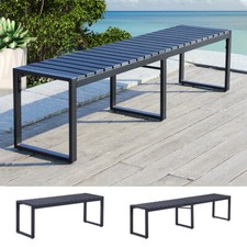 Mingone Bank Gartenbank Sitzbank Balkonbank Gartensitzbank Sitzbank Wetterfest
