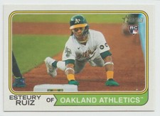 2023 Topps Heritage High Number #569 Esteury Ruiz RC - Oakland Athletics