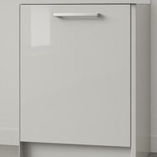 Light Grey Gloss MDF Replacement Kitchen Doors & Drawers-Made 2 Measure