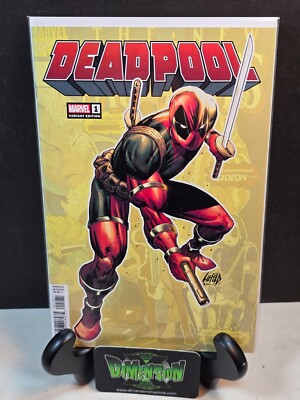 DEADPOOL #1  ROB LIEFELD VARIANT COVER MARVEL COMICS 2024 NM