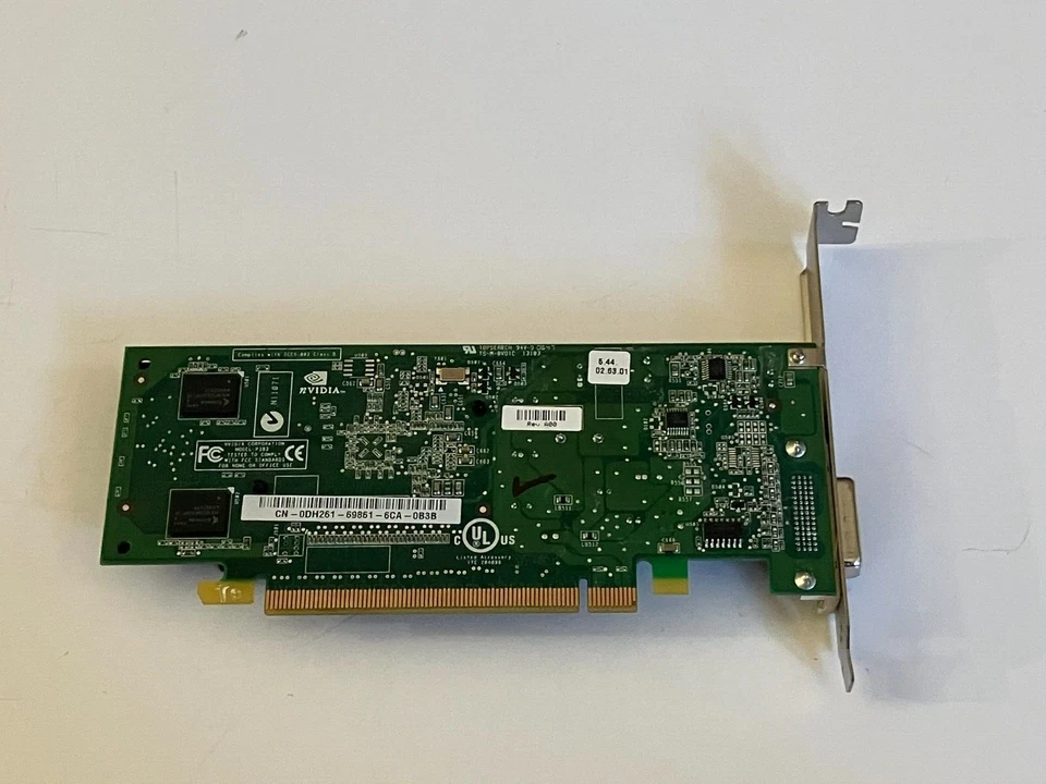 Dell DH261 NVIDIA Quadro NVS285 128MB Video Graphics Card - Image 4 of 4