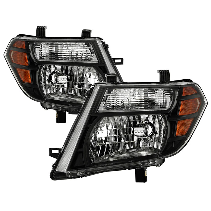 Spyder 5072887 xTune Black Amber Crystal Headlights for 08-11 Nissan Pathfinder - Изображение 2 из 4