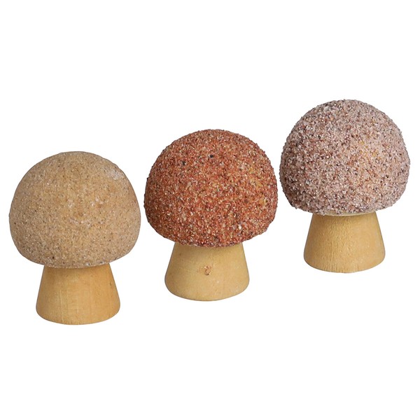 Streudeko Holzpilze Deko Mini Pilze Braun Ø2Cm 24 Stk Herbst Tischdeko Basteln-image