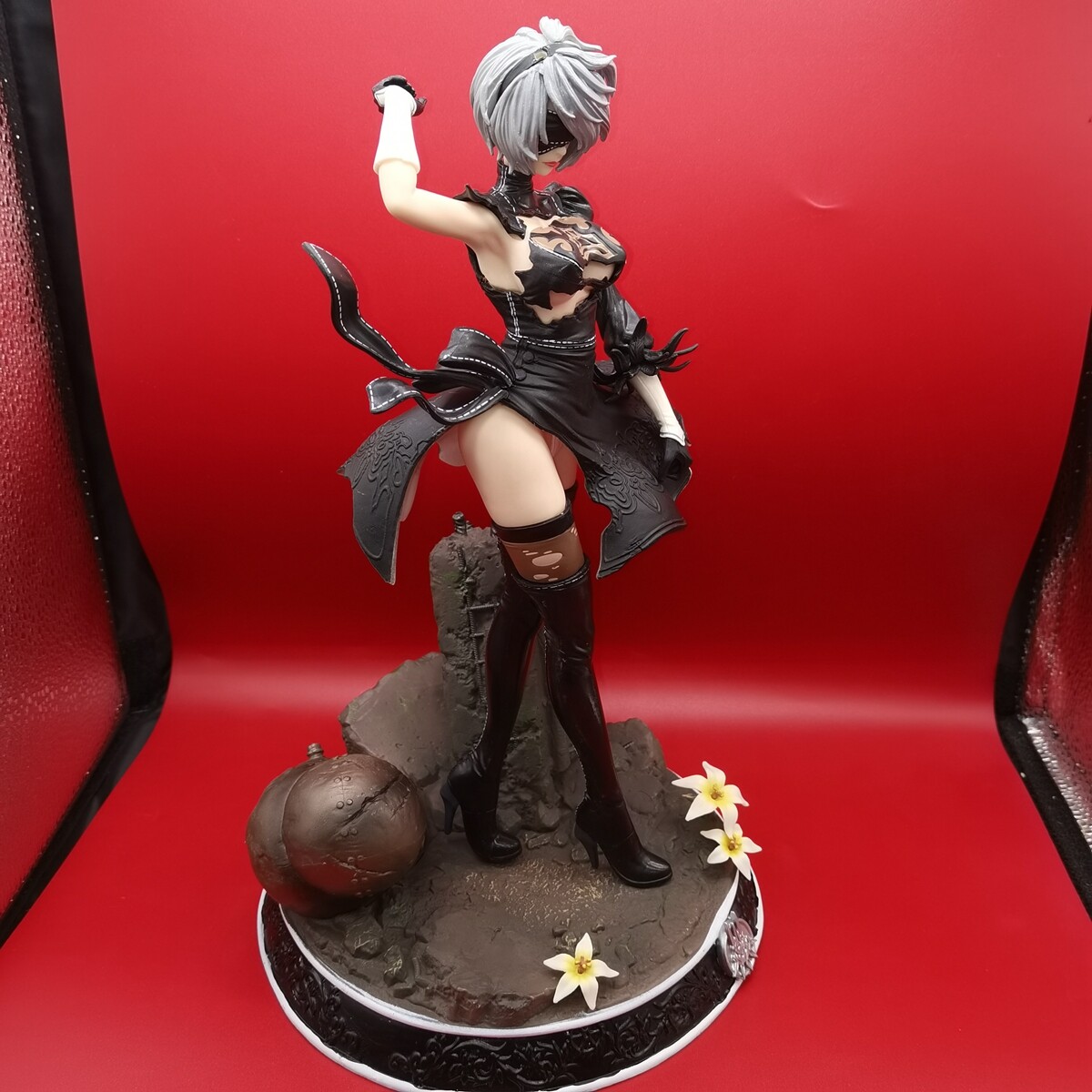  Nmomoytu 20cm NieR Automata Anime Figure 2b Yorha No.2 Type B  Action Figure Yorha No.2 Type B Figurine Model Doll : Toys & Games