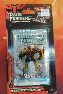 transformers 3d Battle-card game 2 player battle pack