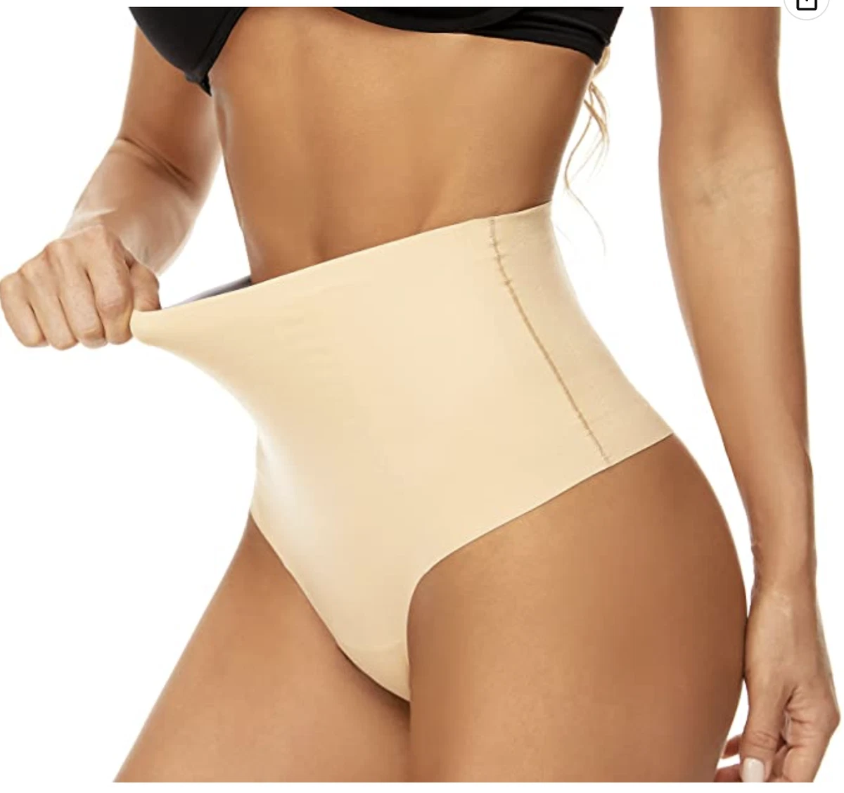 Spanx High Waist Shaper Thong Tummy Compression Body Shapewear Panties 