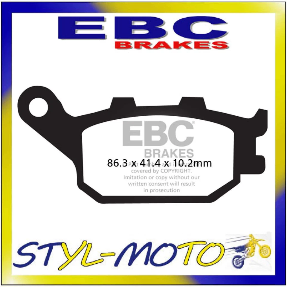 FA174 Plaquettes Organique Post EBC Honda Crf 1000 D Africa Twin Replica ABS - Photo 1/1