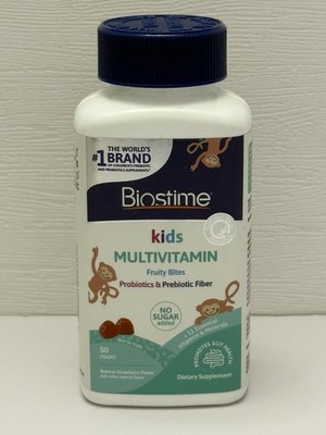 Biostime Kids Multivitamin Fruity Bite Gummies 11 Essential Vitamins Probiotics