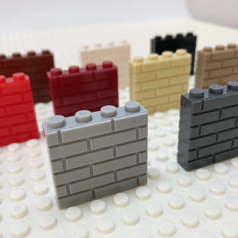 120Pcs Building Block Simulation City Wall Brick Building Block Model ...