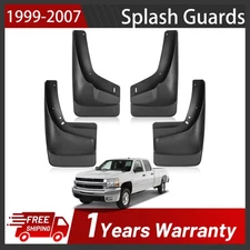 Mud Flaps /Splash Guards for Chevy Silverado Sierra 99-07 4PCS Front & Rear