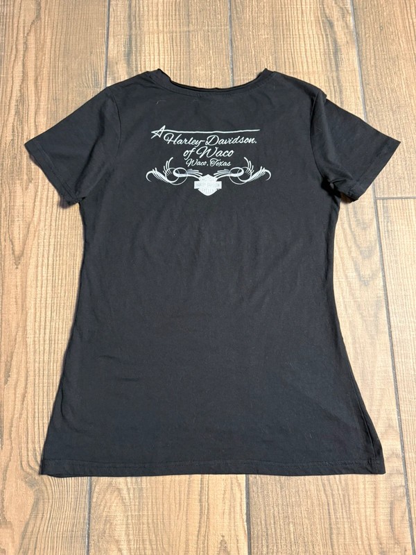 Harley-Davidson Women’s T-Shirt – Black, Size M image 3