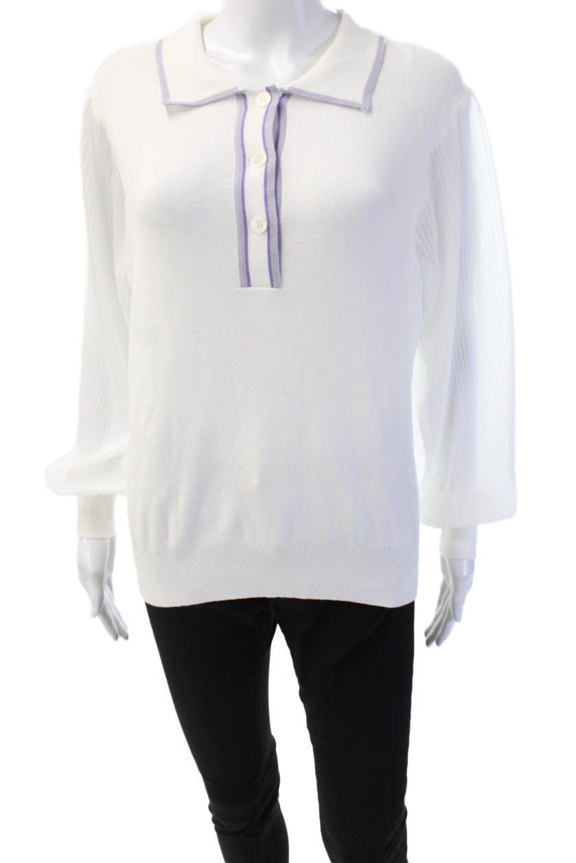 Sioni Womens Basic Linen Collared Button Up Sweat… - image 1
