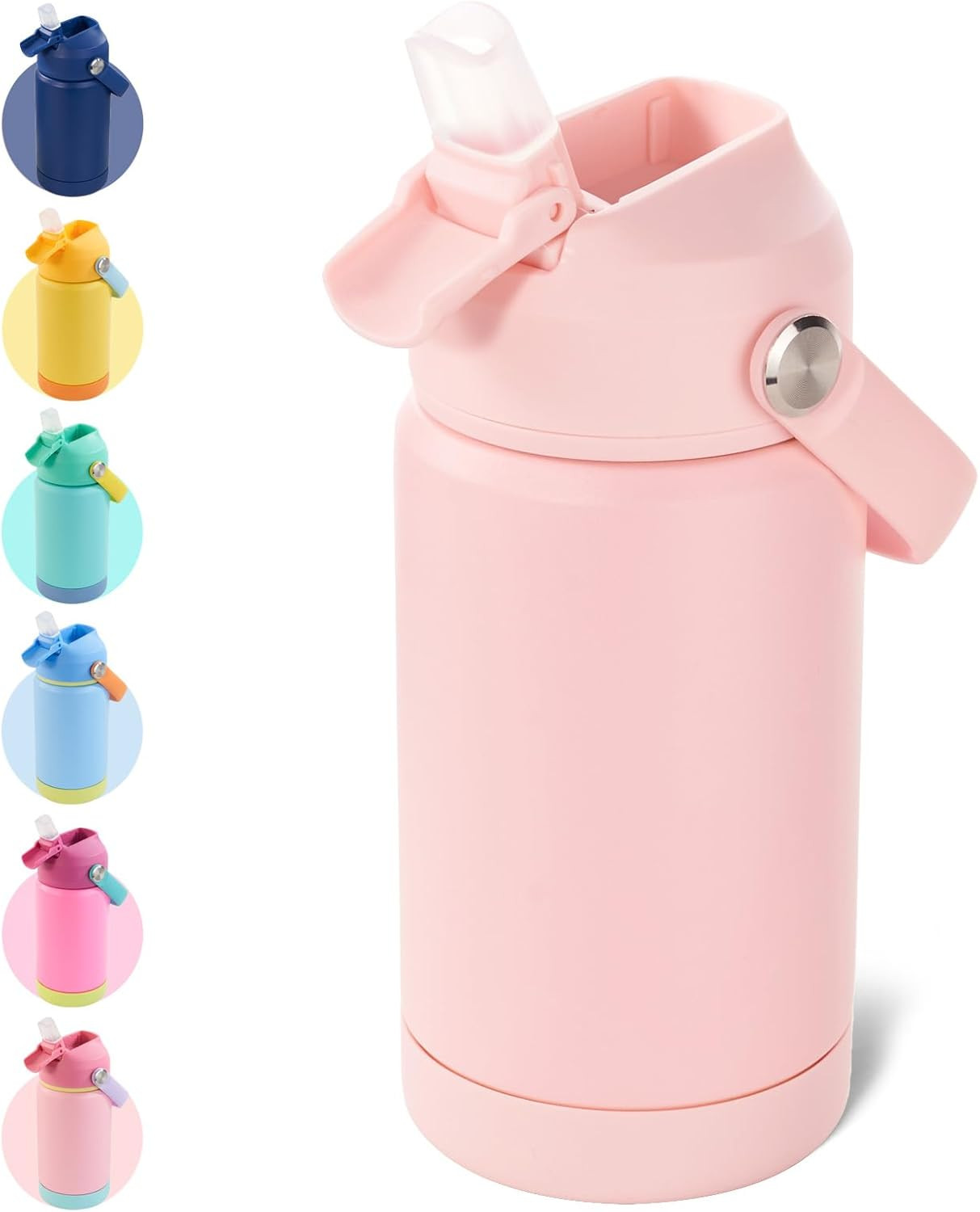 12oz Kids Water Bottle, Stainless Steel Insulated Water Bott