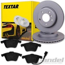 TEXTAR BREMSSCHEIBEN 340mm + BELÄGE VORNE für AUDI TT 8J Coupe Roadster 8J3 8J9