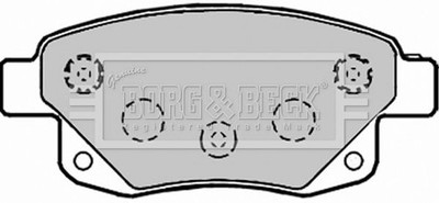 Borg & Beck BBP1966 Brake Pad Set For Disc Brake Rear For Braking Fits Ford
