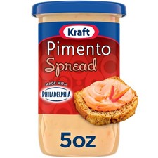 Kraft Pimento Cheese Spread 5 oz Jar with Philadelphia Cream Cheese Spread