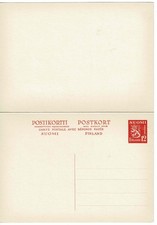 Finnland 1945 Postal Stationery Reply-Postcard unused HG 111 Ganzsache Postkarte