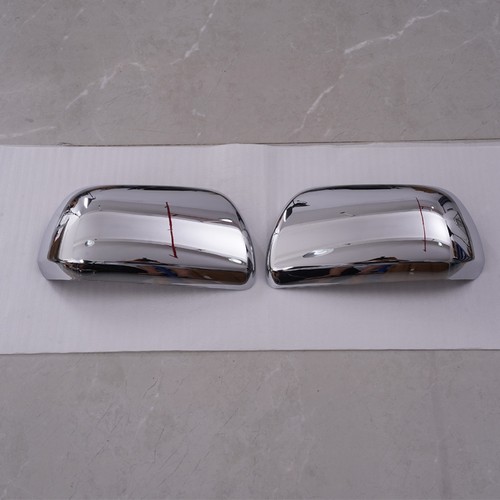 PAIR Chrome Rearview Side Mirror Cover Cap For Toyota Tacoma 2012 2013 2014 2015 - Picture 5 of 11