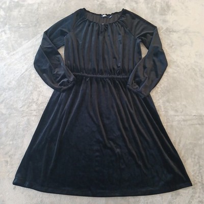 black long sleeve fit and flare dress The Square Neck Midi & Reviews - Black - Dresses Flare Dress in Black Lands End Fit Flare Dress